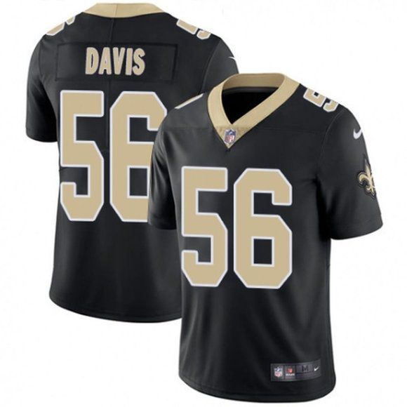 Men New Orleans Saints #56 Demario Davis Nike Black Limited NFL Jersey->new orleans saints->NFL Jersey